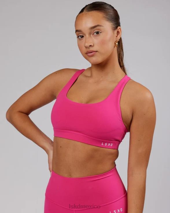 Sujetador deportivo base - magenta mujer LSKD VP42D67 vestir