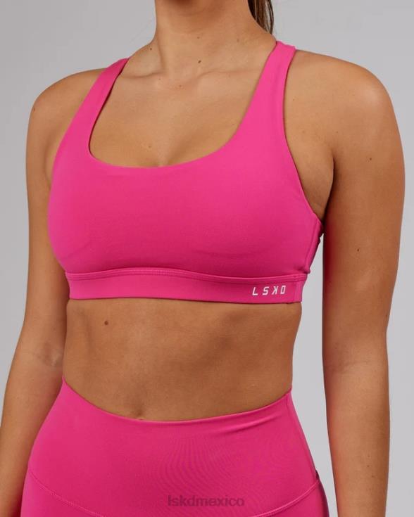 Sujetador deportivo base - magenta mujer LSKD VP42D67 vestir