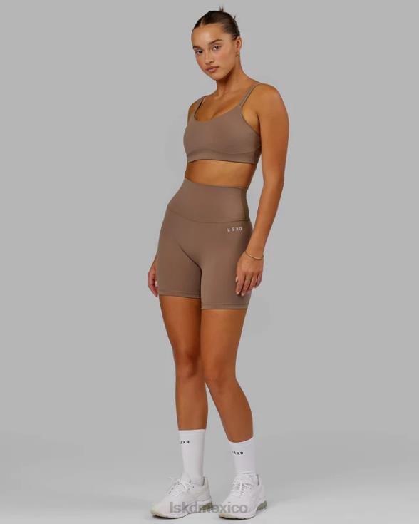 Sujetador deportivo con estructura - taupe profundo mujer LSKD VP42D51 vestir