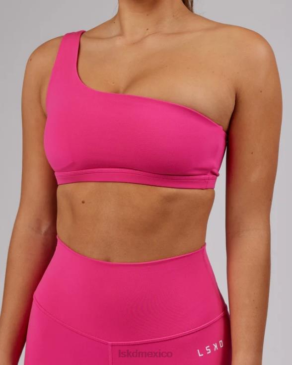 Sujetador deportivo flexible - magenta mujer LSKD VP42D75 vestir