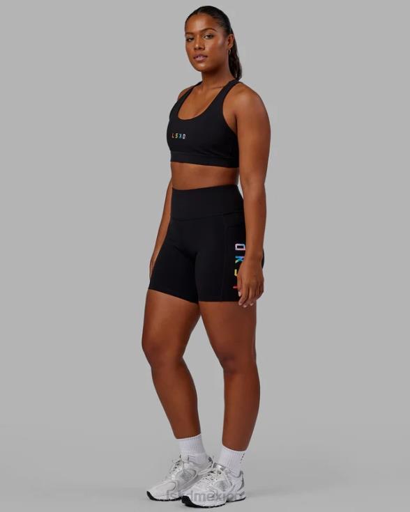 Sujetador deportivo rep con logo pequeño - Pride-Black mujer LSKD VP42D16 vestir