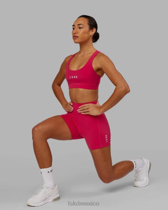 Sujetador deportivo rep con logo pequeño - boysenberry mujer LSKD VP42D36 vestir