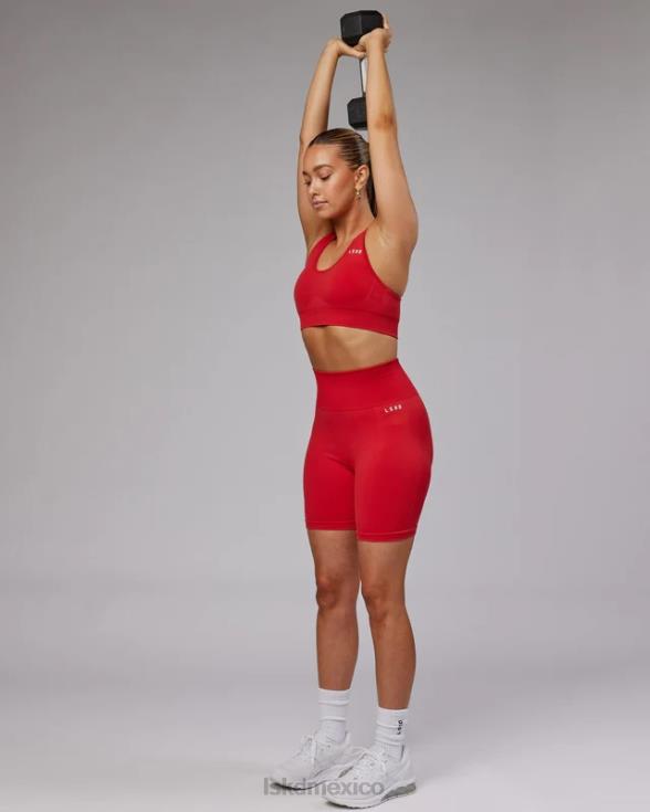 Sujetador deportivo sin costuras ilimitado - escarlata mujer LSKD VP42D69 vestir