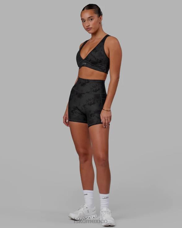 Sujetador deportivo stamina - black-tie-dye mujer LSKD VP42D49 vestir