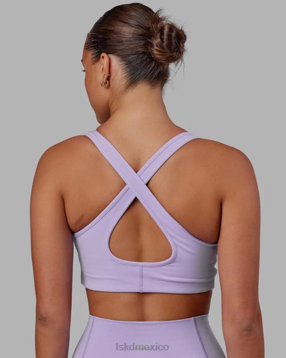 Sujetador deportivo stamina - lila pálido mujer LSKD VP42D58 vestir