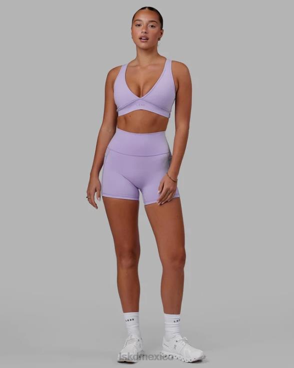 Sujetador deportivo stamina - lila pálido mujer LSKD VP42D58 vestir
