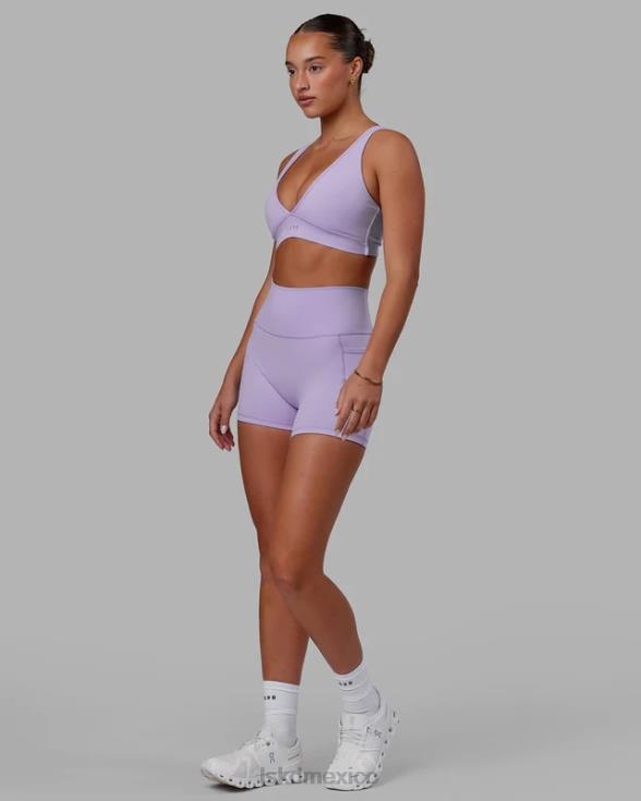 Sujetador deportivo stamina - lila pálido mujer LSKD VP42D58 vestir