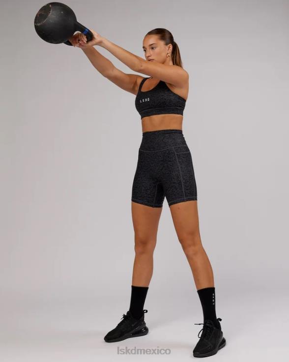 sujetador deportivo bridge - grabado negro mujer LSKD VP42D100 vestir