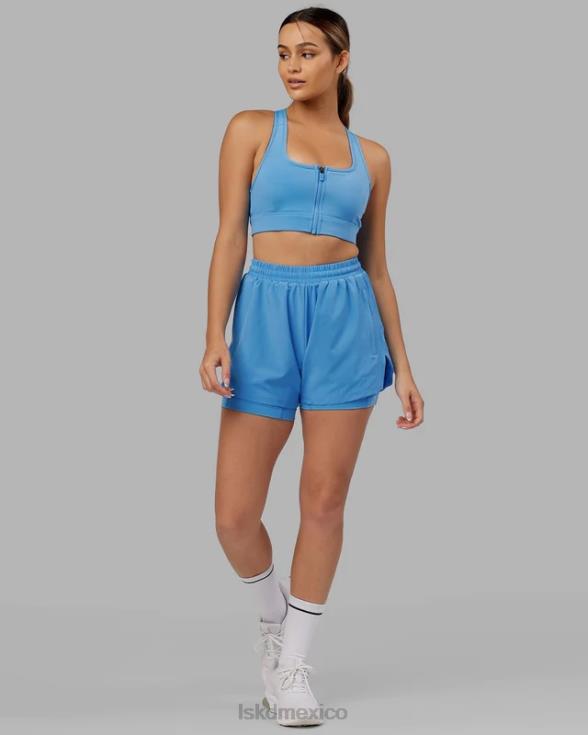 sujetador deportivo sprint - azul azure mujer LSKD VP42D110 vestir