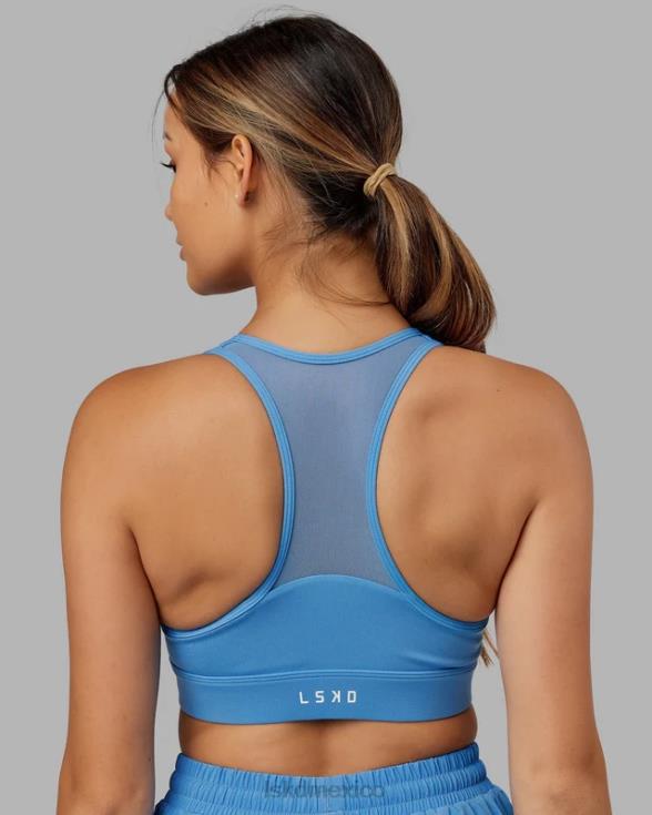 sujetador deportivo sprint - azul azure mujer LSKD VP42D110 vestir