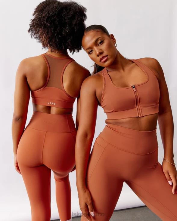 sujetador deportivo sprint - castaño rojizo mujer LSKD VP42D112 vestir