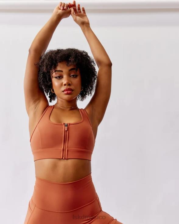 sujetador deportivo sprint - castaño rojizo mujer LSKD VP42D112 vestir