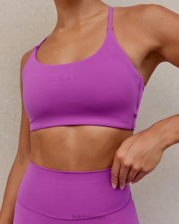 sujetador deportivo twist - orquídea mujer LSKD VP42D38 vestir