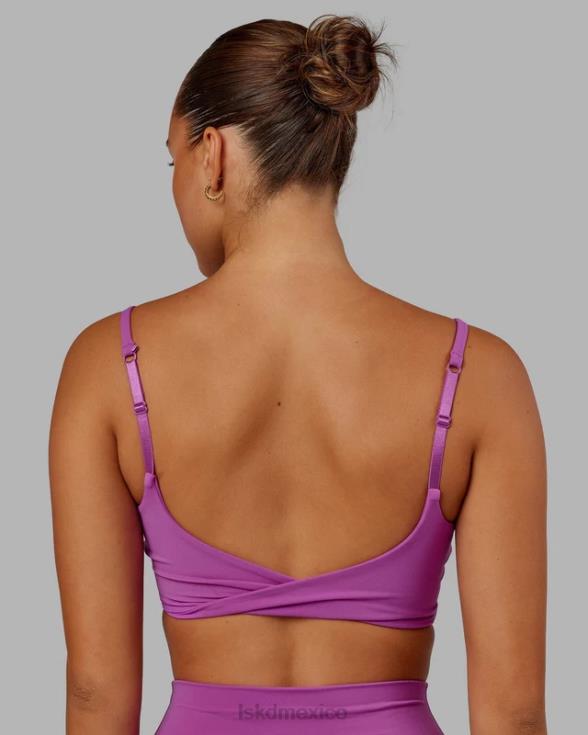 sujetador deportivo twist - orquídea mujer LSKD VP42D38 vestir