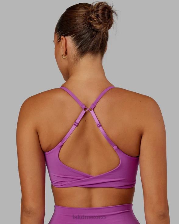 sujetador deportivo twist - orquídea mujer LSKD VP42D38 vestir