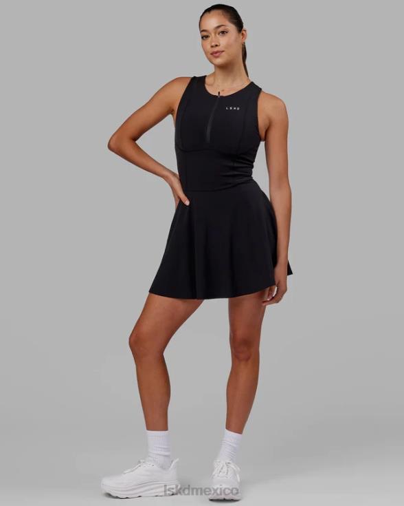 vestido activo grand slam - negro mujer LSKD VP42D499 vestir