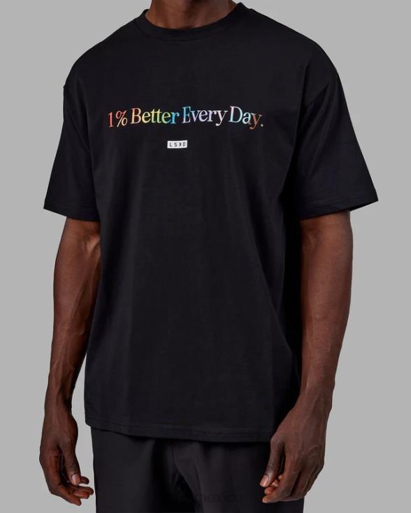 1% mejor camiseta flxcotton de gran tamaño - orgullo-negro unisexo LSKD VP42D228 vestir