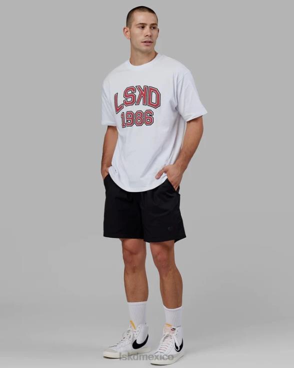 Camiseta extragrande Alumni Heavyweight - blanco-rojo unisexo LSKD VP42D330 vestir