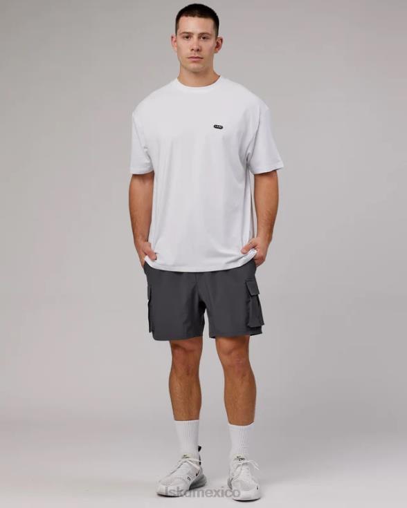 Camiseta extragrande Capsule Flxcotton - Blanco unisexo LSKD VP42D258 vestir