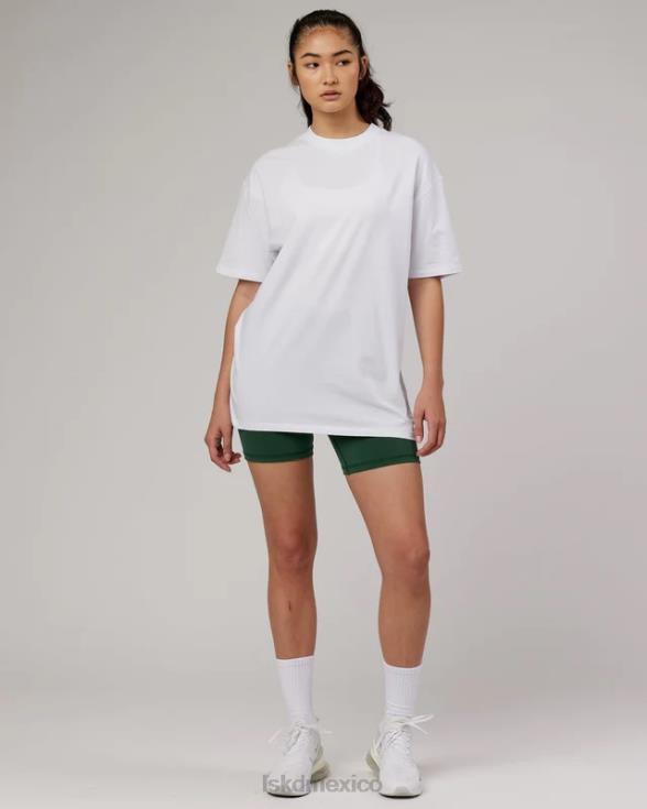 Camiseta extragrande downlow flxcotton - blanco unisexo LSKD VP42D296 vestir