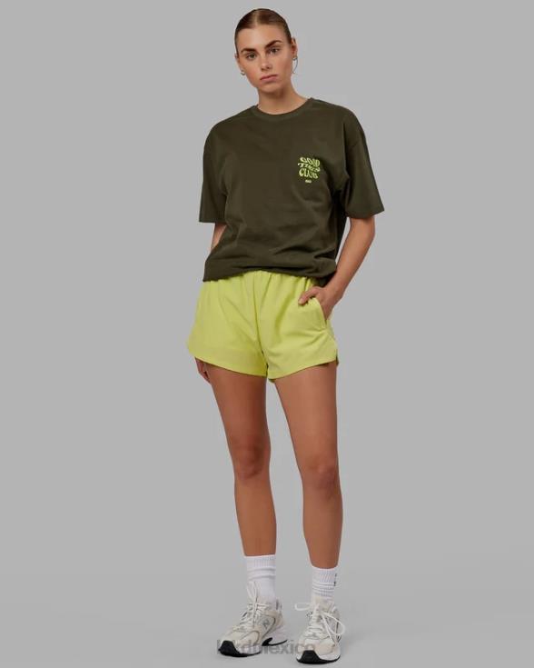 Camiseta oversize Good Times Heavyweight - Forest Night Mint unisexo LSKD VP42D225 vestir