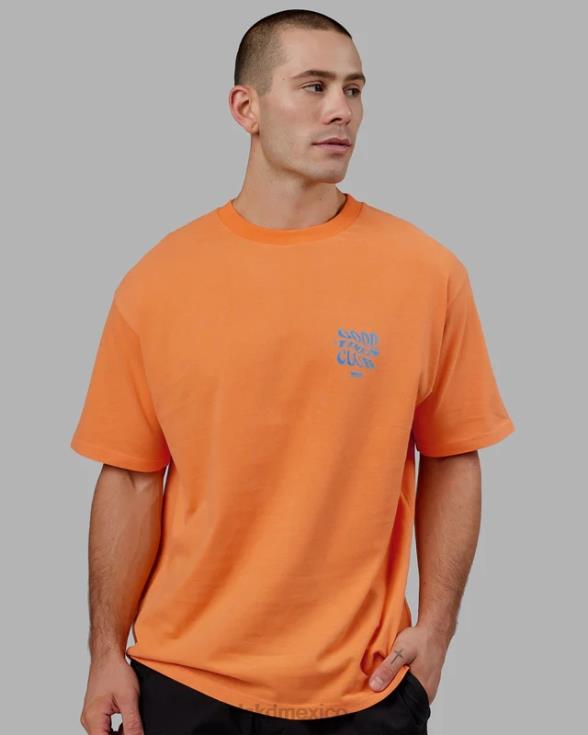 Camiseta oversize Good Times Heavyweight - azul mandarina unisexo LSKD VP42D332 vestir