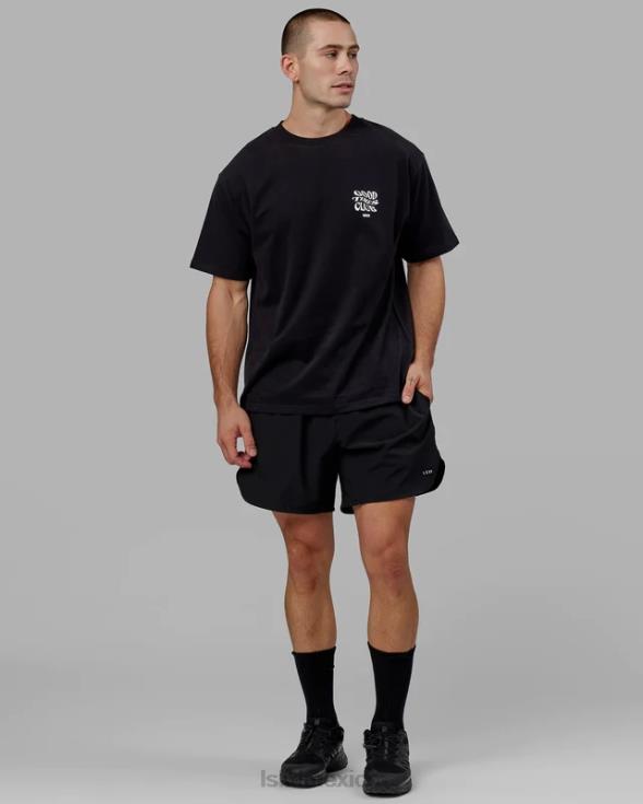 Camiseta oversize Good Times Heavyweight - negro-blanco unisexo LSKD VP42D328 vestir