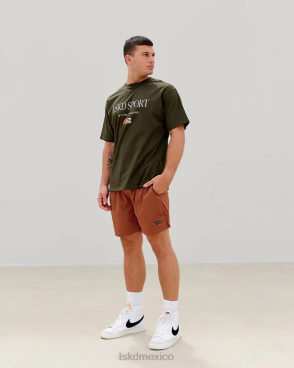 Camiseta oversize con bandera pesada - noche del bosque unisexo LSKD VP42D318 vestir