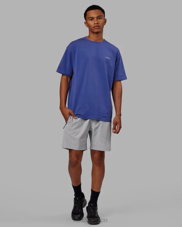 Camiseta oversize vs6 flxcotton - power cobalt-white unisexo LSKD VP42D270 vestir