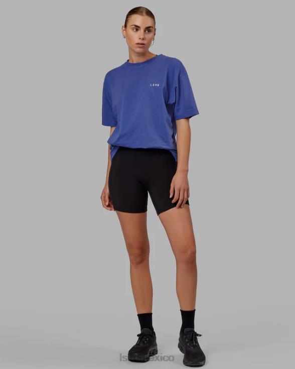 Camiseta oversize vs6 flxcotton - power cobalt-white unisexo LSKD VP42D270 vestir