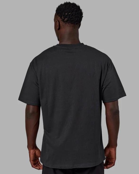 camiseta con bandera pesada de gran tamaño - phantom unisexo LSKD VP42D298 vestir