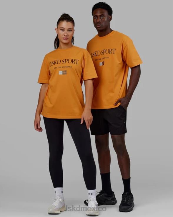 camiseta con bandera pesada de gran tamaño - reloj de sol unisexo LSKD VP42D317 vestir