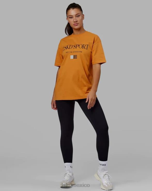 camiseta con bandera pesada de gran tamaño - reloj de sol unisexo LSKD VP42D317 vestir