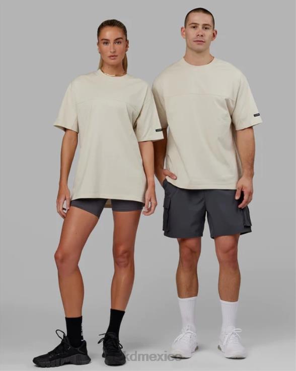 camiseta de laboratorio pesada de gran tamaño - hueso unisexo LSKD VP42D326 vestir