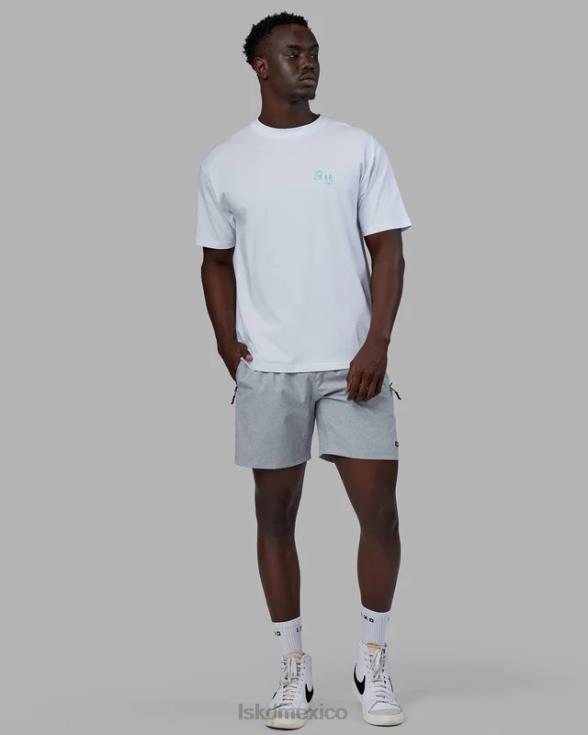 camiseta de viaje extragrande - blanco unisexo LSKD VP42D224 vestir