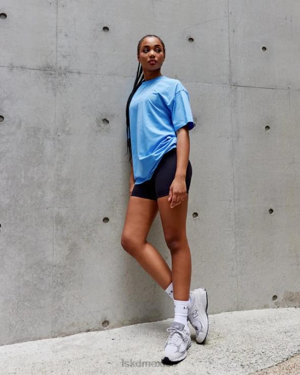 camiseta oversize motion flxcotton - azul celeste unisexo LSKD VP42D252 vestir