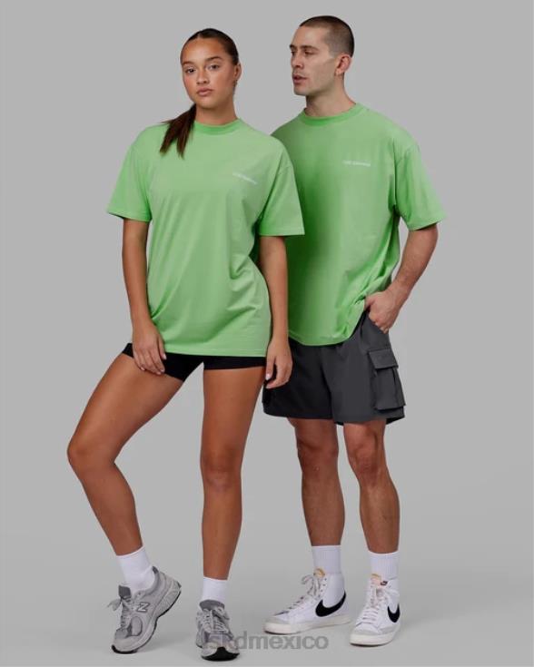 camiseta oversize motion flxcotton - menta de manzana unisexo LSKD VP42D311 vestir