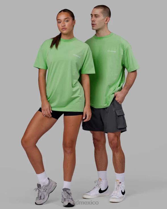 camiseta oversize motion flxcotton - menta de manzana unisexo LSKD VP42D311 vestir