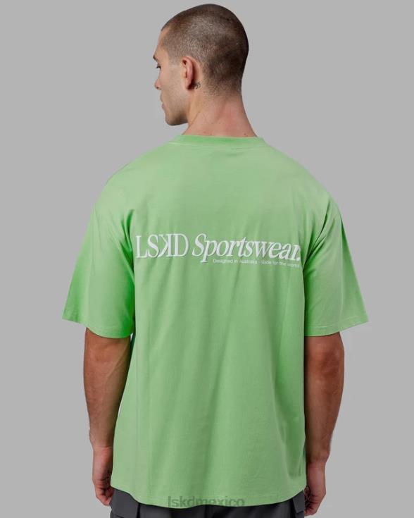 camiseta oversize motion flxcotton - menta de manzana unisexo LSKD VP42D311 vestir