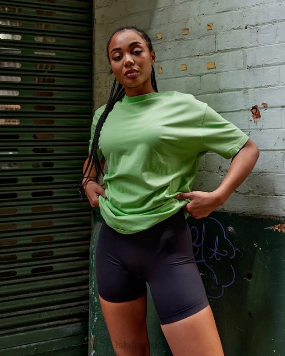 camiseta oversize motion flxcotton - menta de manzana unisexo LSKD VP42D311 vestir