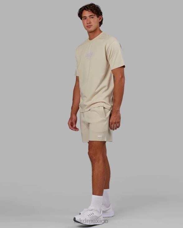 camiseta pesada estándar de gran tamaño - hueso unisexo LSKD VP42D321 vestir