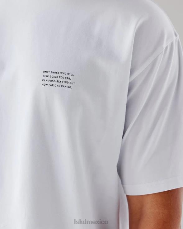 esforzarse flxcotton camiseta de gran tamaño - blanco unisexo LSKD VP42D309 vestir