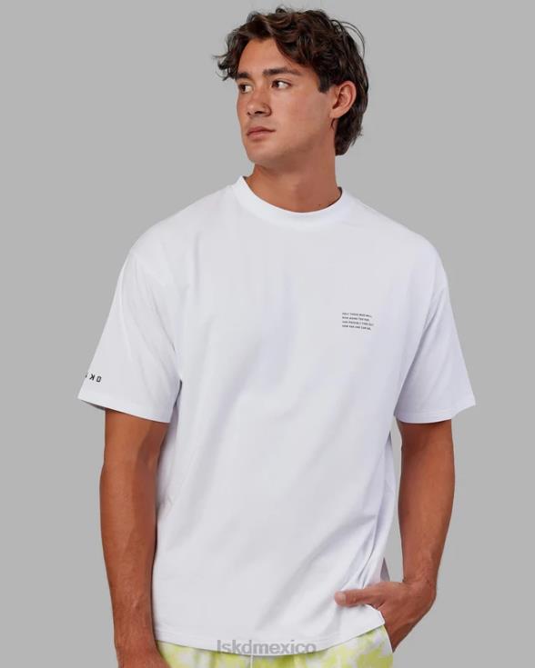 esforzarse flxcotton camiseta de gran tamaño - blanco unisexo LSKD VP42D309 vestir
