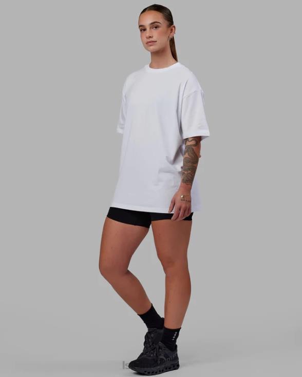 love the run flxcotton tee oversize - blanco-negro unisexo LSKD VP42D272 vestir
