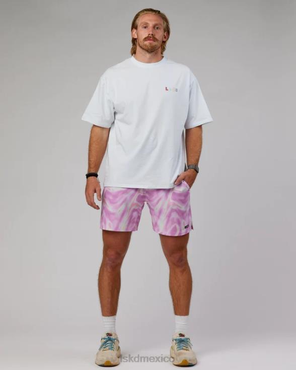 miami23 camiseta flxcotton oversize - blanco unisexo LSKD VP42D295 vestir