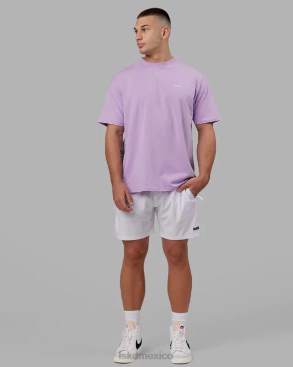 vs1 flxcotton camiseta oversize - lila pálido unisexo LSKD VP42D274 vestir