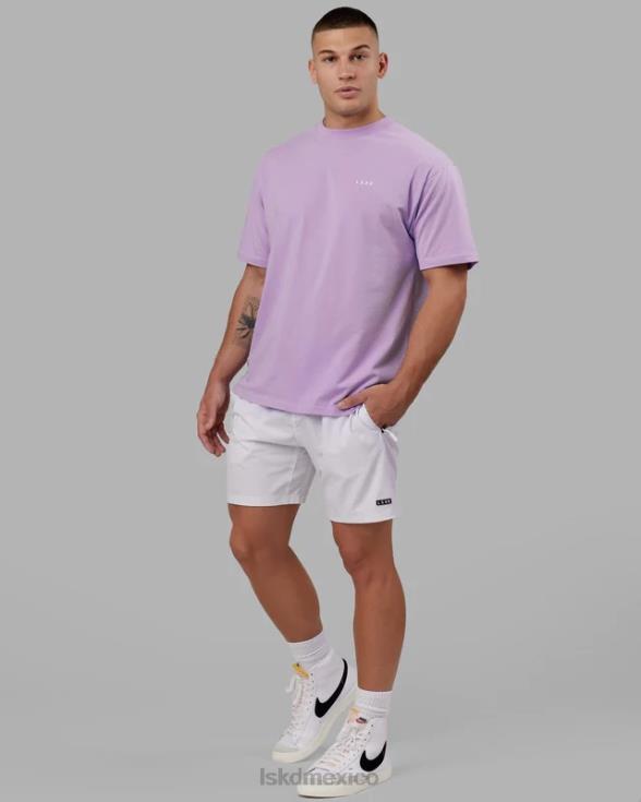 vs1 flxcotton camiseta oversize - lila pálido unisexo LSKD VP42D274 vestir