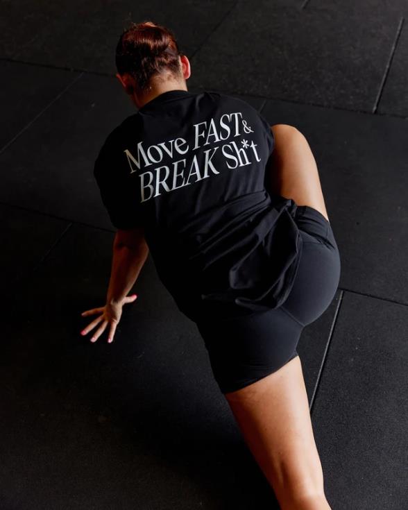 vs5 flxcotton camiseta oversize - negro-blanco unisexo LSKD VP42D282 vestir