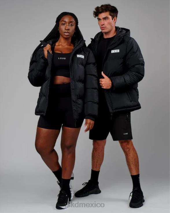 chaqueta acolchada tostada oversize 23 - negro unisexo LSKD VP42D497 vestir