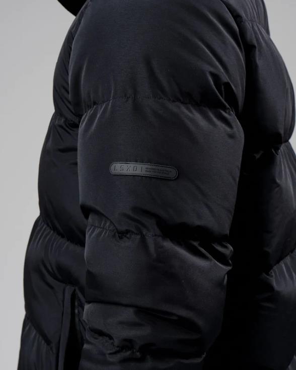 chaqueta acolchada tostada oversize 23 - negro unisexo LSKD VP42D497 vestir